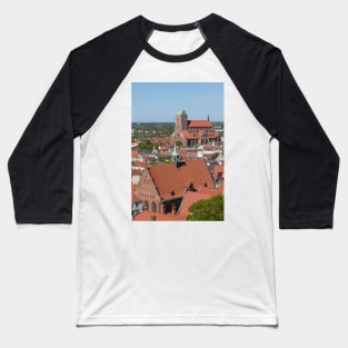 Old town, Wismar, Mecklenburg-Western Pomerania, Germany Baseball T-Shirt